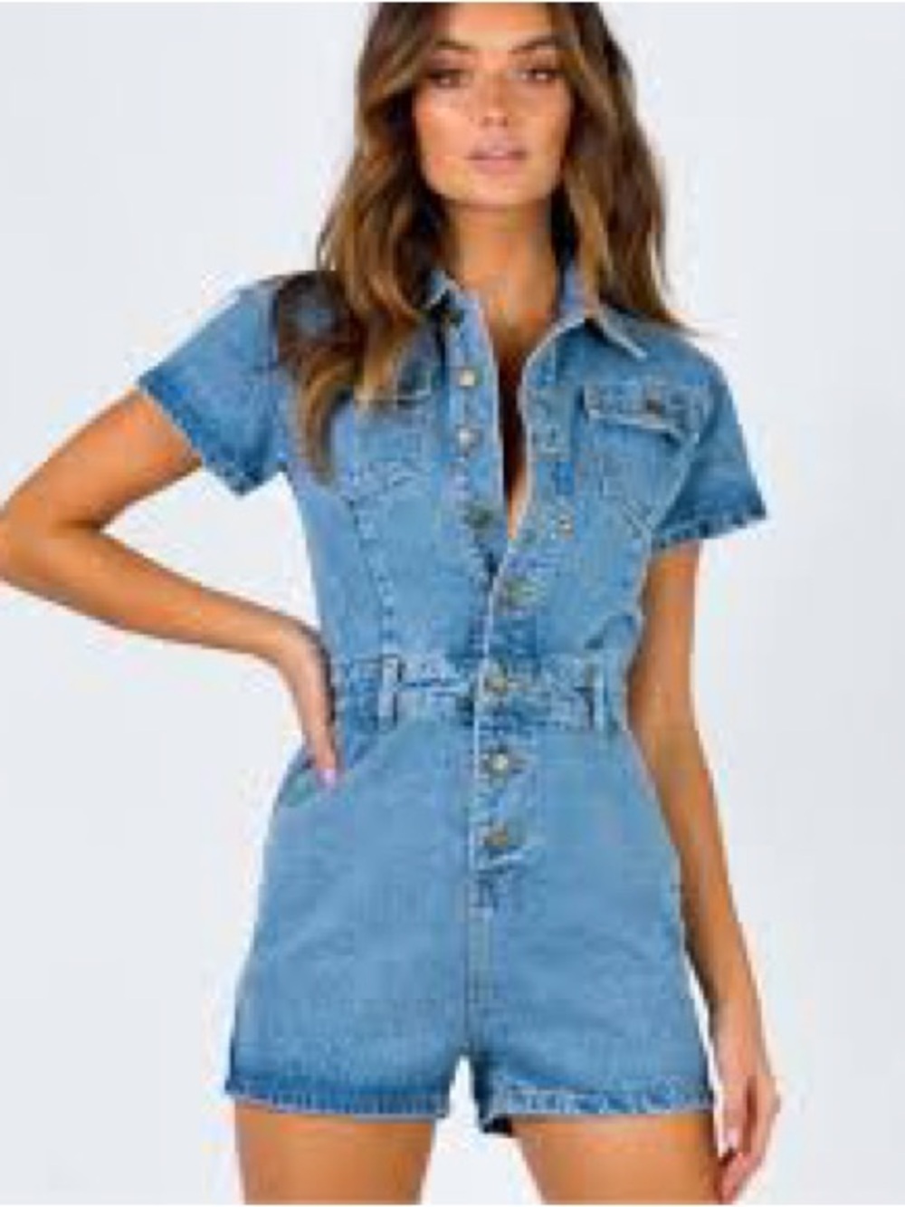 Lioness Denim Romper
Size Small - Picture 6 of 6